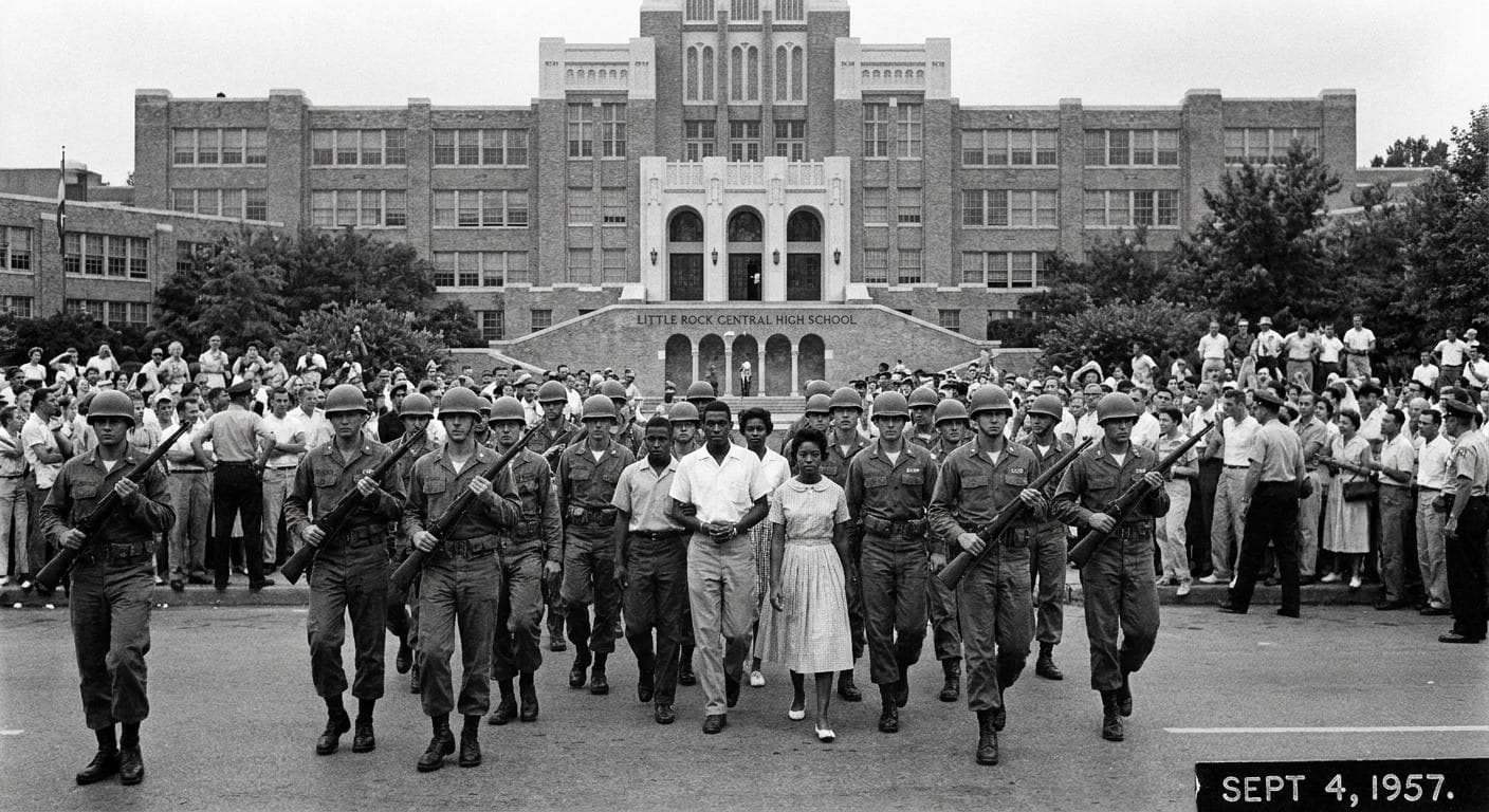 Civil rights history in 1950s America